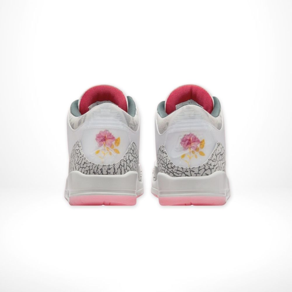 Air Jordan 3 Retro Wings in White Pink - product image from the listing.