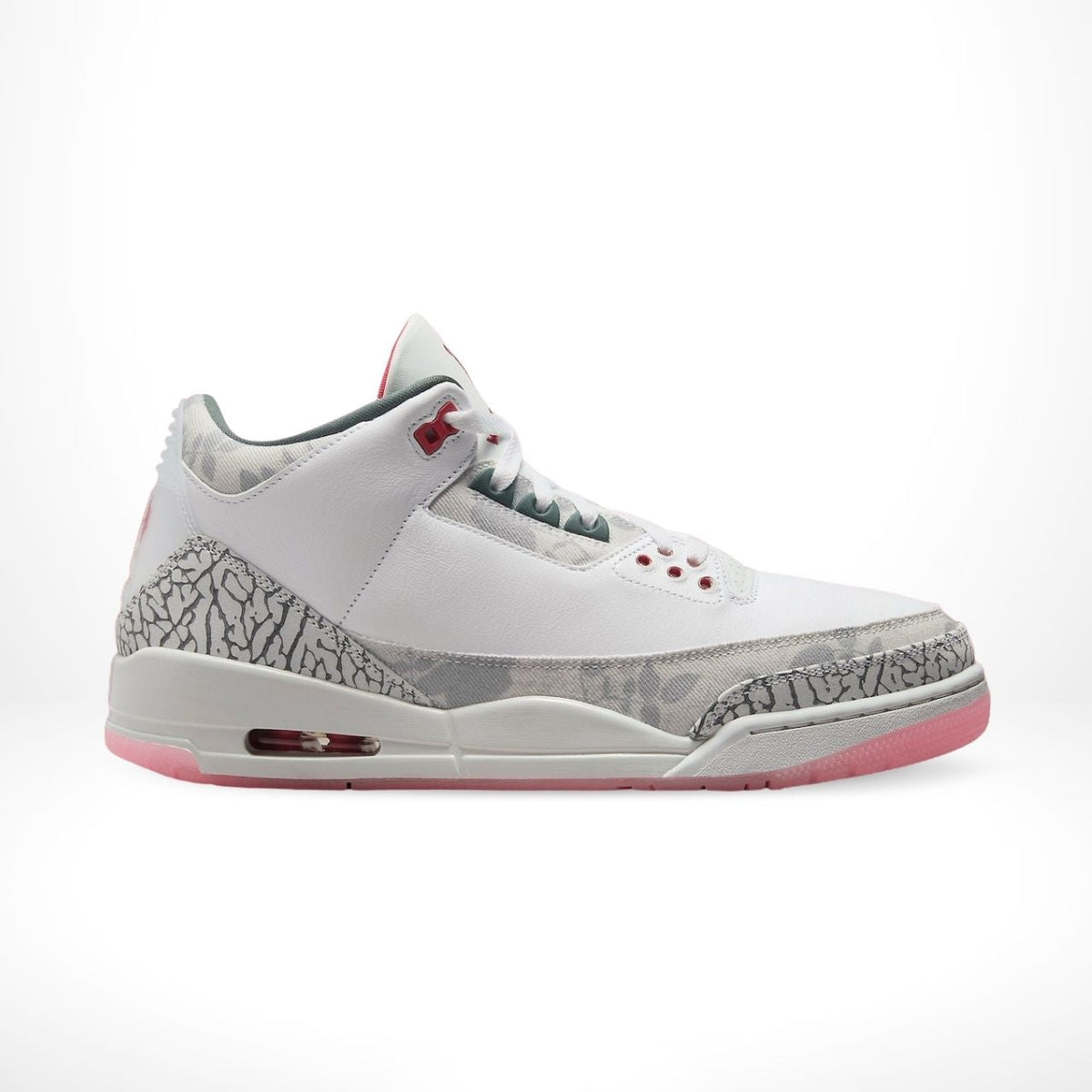 Air Jordan 3 Retro Wings in White Pink - product image from the listing.