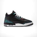 Air Jordan 3 in Black and Hyper Jade - product image from the listing.