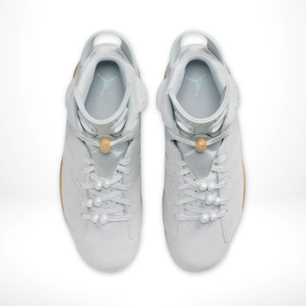 Air Jordan 6 Retro Craft Paris Olympics in Pearl - product image from the listing.