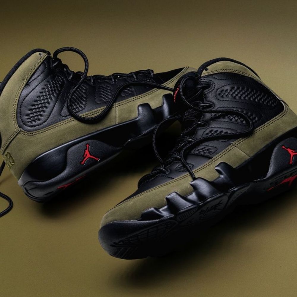 Olive - Air Jordan 9 Retro 2024 - product image from the listing.