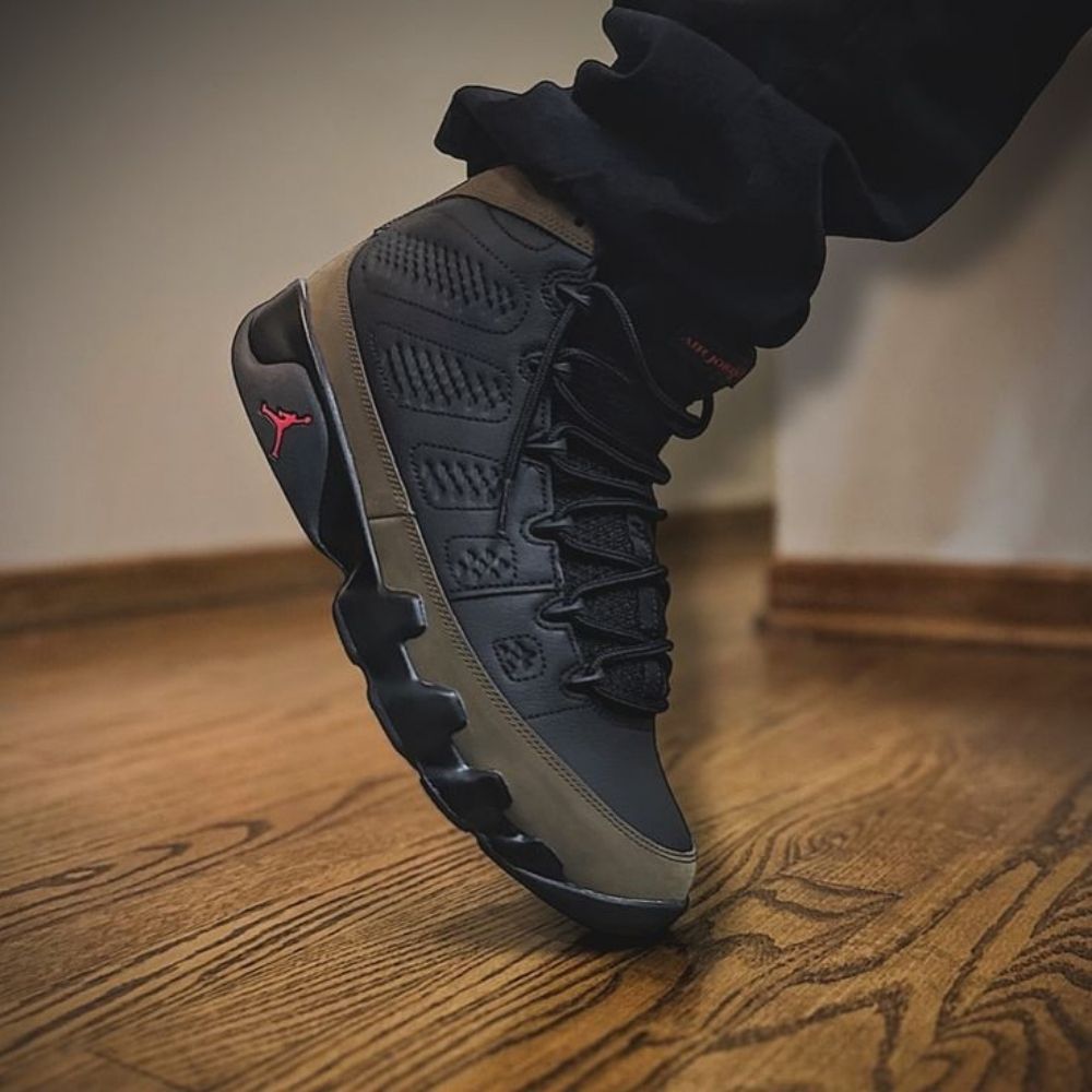 Olive - Air Jordan 9 Retro 2024 - product image from the listing.