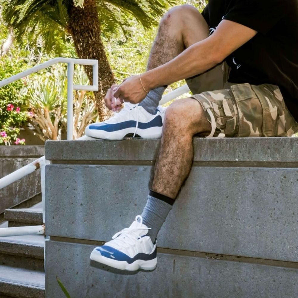 Air Jordan 11 Retro Low Diffused in Blue - product image from the listing.