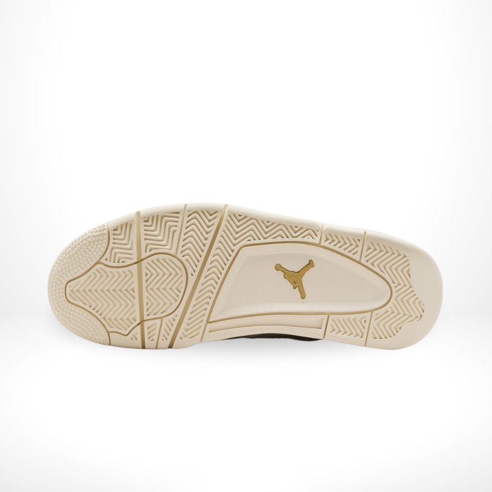 Air Jordan 4 in Sail Metallic Gold - product image from the listing.