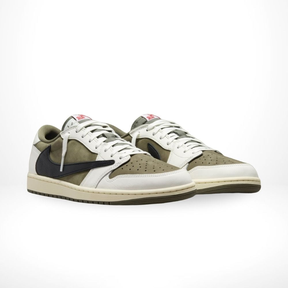 Air Jordan 1 Retro Low OG SP x Travis Scott Medium in Olive - product image from the listing.