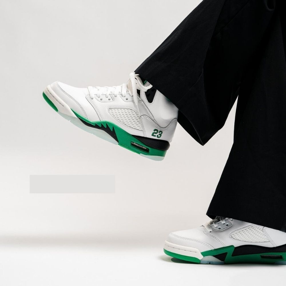 Air Jordan 5 Retro Lucky in Green - product image from the listing.