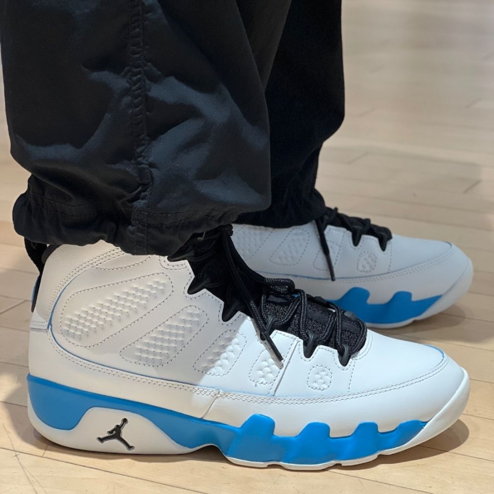 Air Jordan 9 Retro Powder in Blue - product image from the listing.