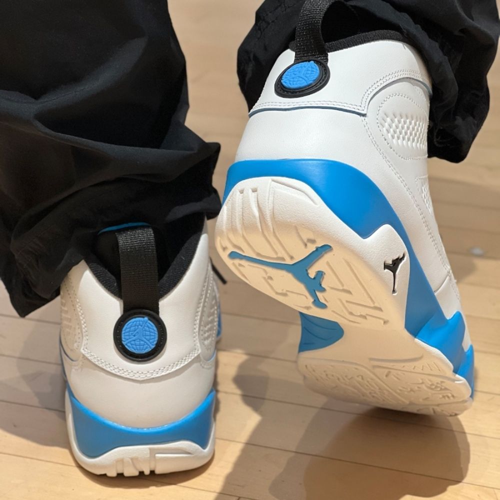 Air Jordan 9 Retro Powder in Blue - product image from the listing.