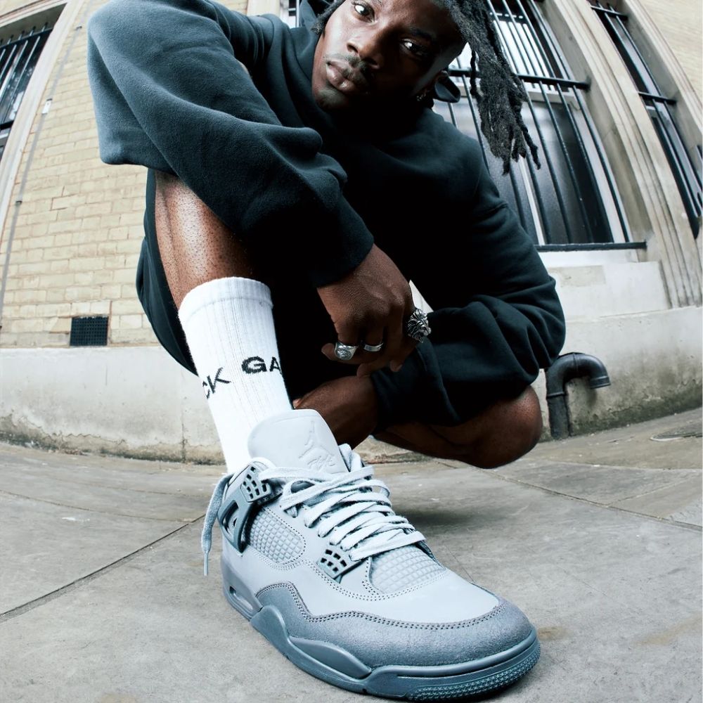 Paris Olympics Wet Cement - Air Jordan 4 SE - product image from the listing.