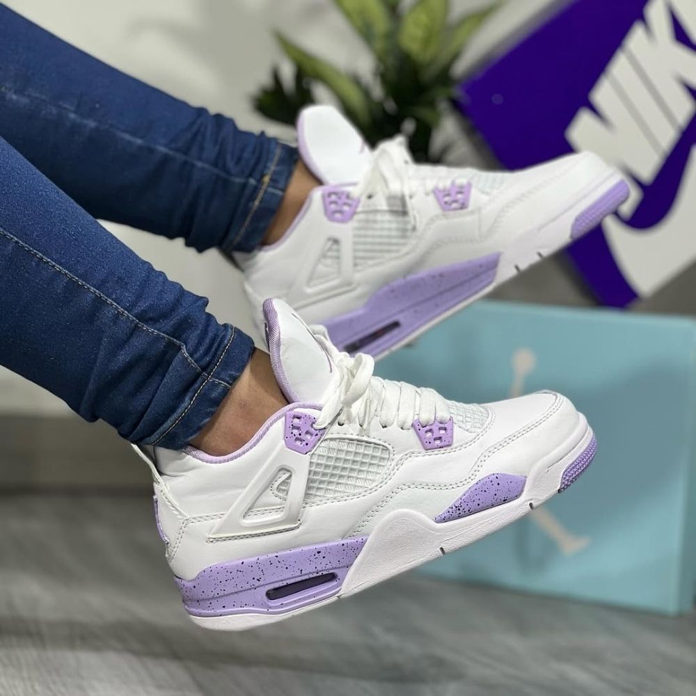 Purple Oreo - Air Jordan 4 Retro - product image from the listing.