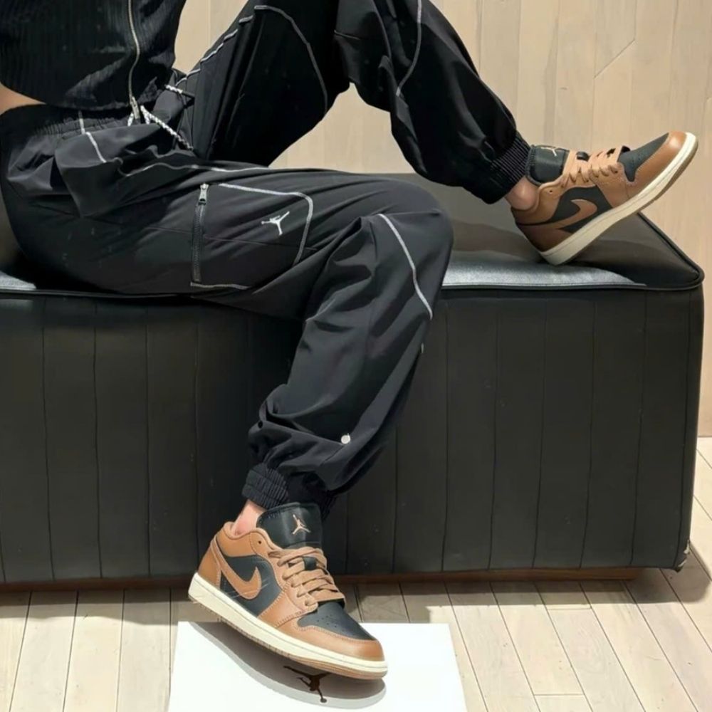Air Jordan 1 Low Archaeo in Brown - product image from the listing.