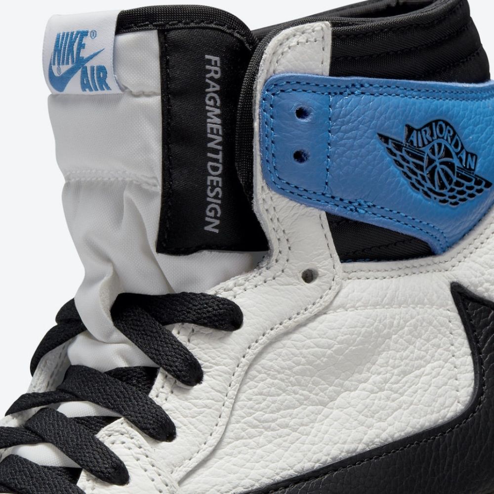 Air Jordan 1 High OG x Travis Scott x Fragment Military in Blue - product image from the listing.