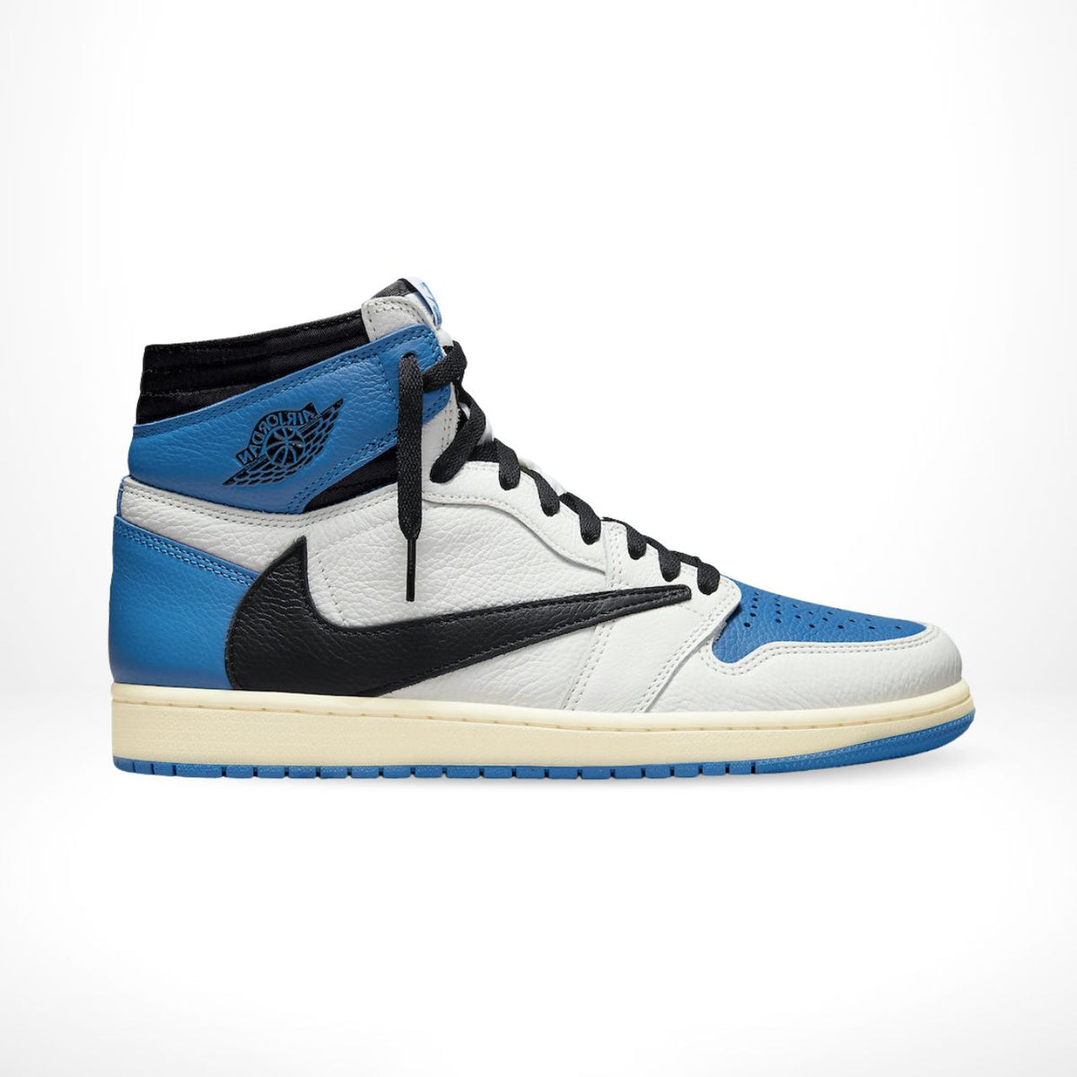 Air Jordan 1 High OG x Travis Scott x Fragment Military in Blue - product image from the listing.