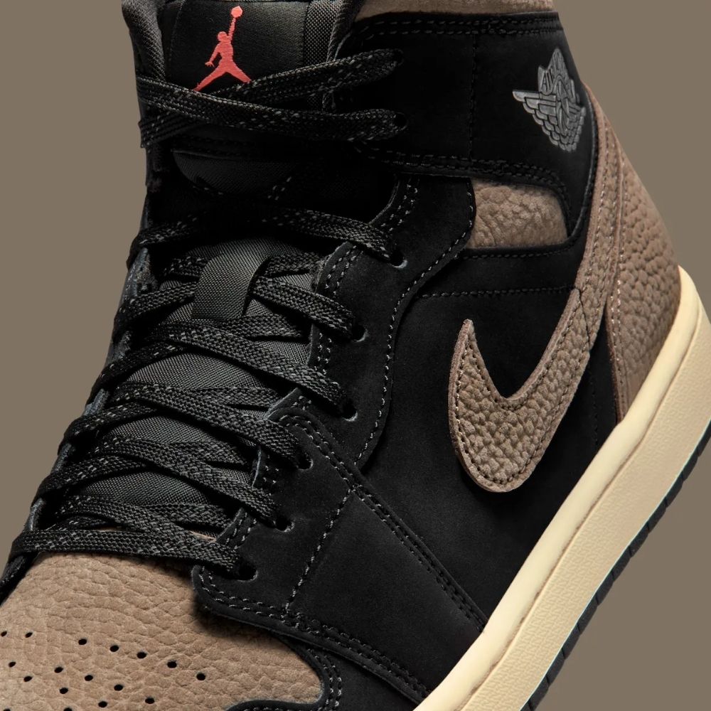Air Jordan 1 Mid in Olive Grey - product image from the listing.
