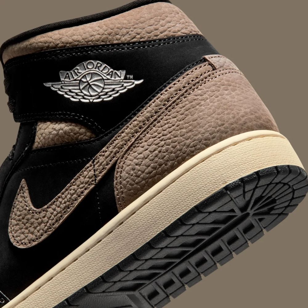 Air Jordan 1 Mid in Olive Grey - product image from the listing.