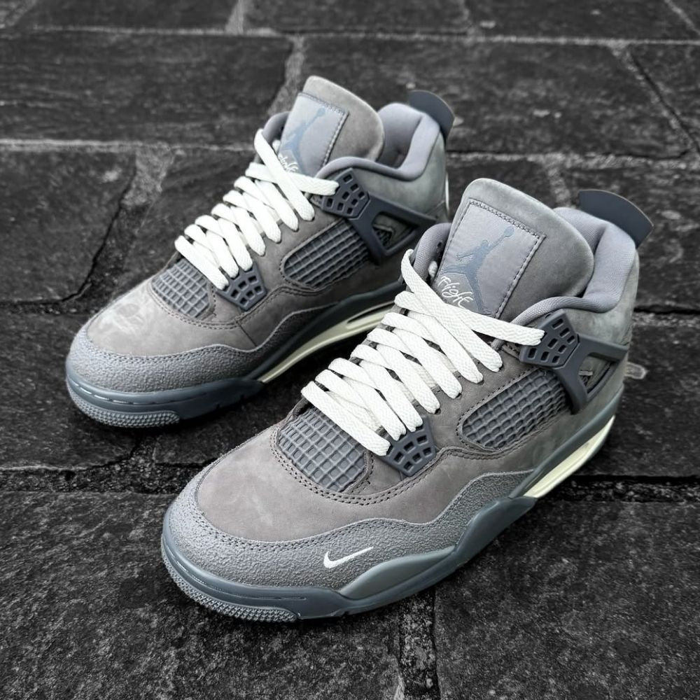 Air Jordan 4 X Nigel Sylvester Brick By Brick in Grey - product image from the listing.