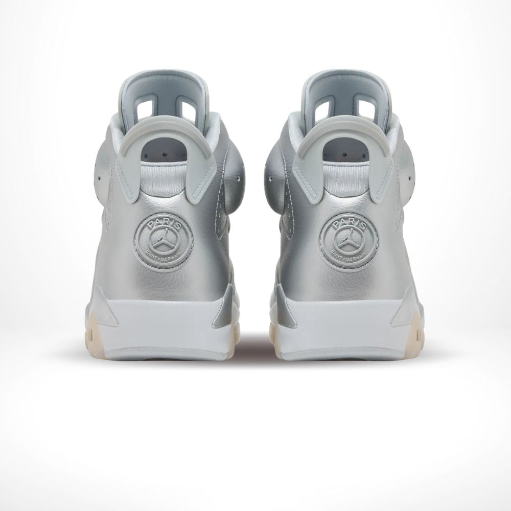 Air Jordan 6 Retro x Paris Saint Germain in Silver - product image from the listing.