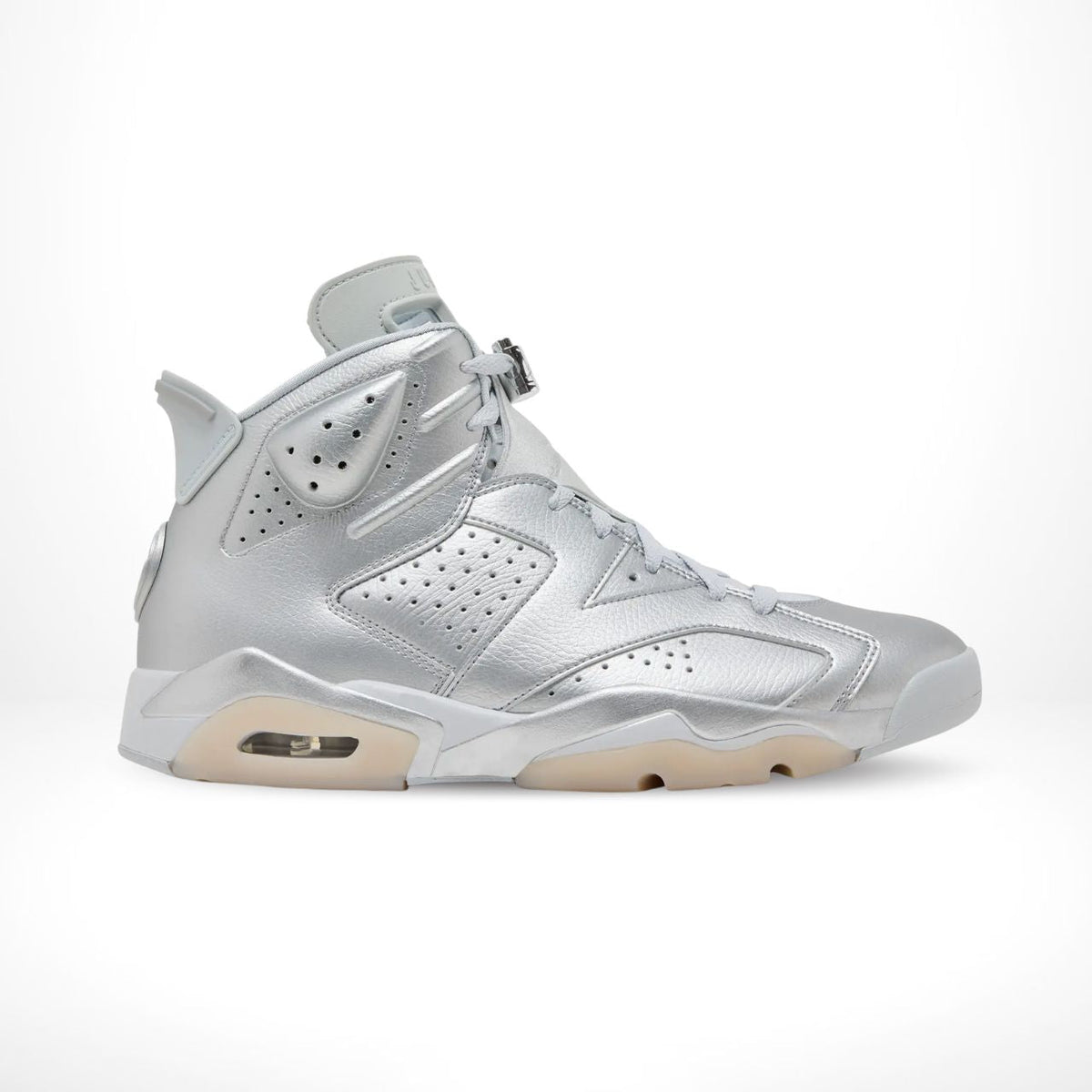 Air Jordan 6 Retro x Paris Saint Germain in Silver - product image from the listing.