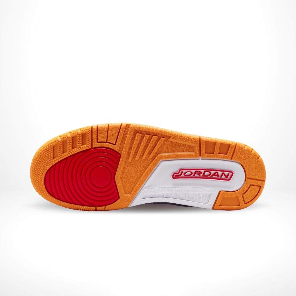 Air Jordan 3 Orange Citrus in White - product image from the listing.