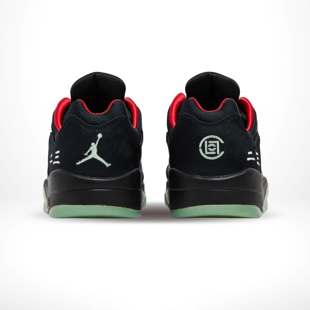 Air Jordan 5 Retro Low x CLOT in Jade Black - product image from the listing.