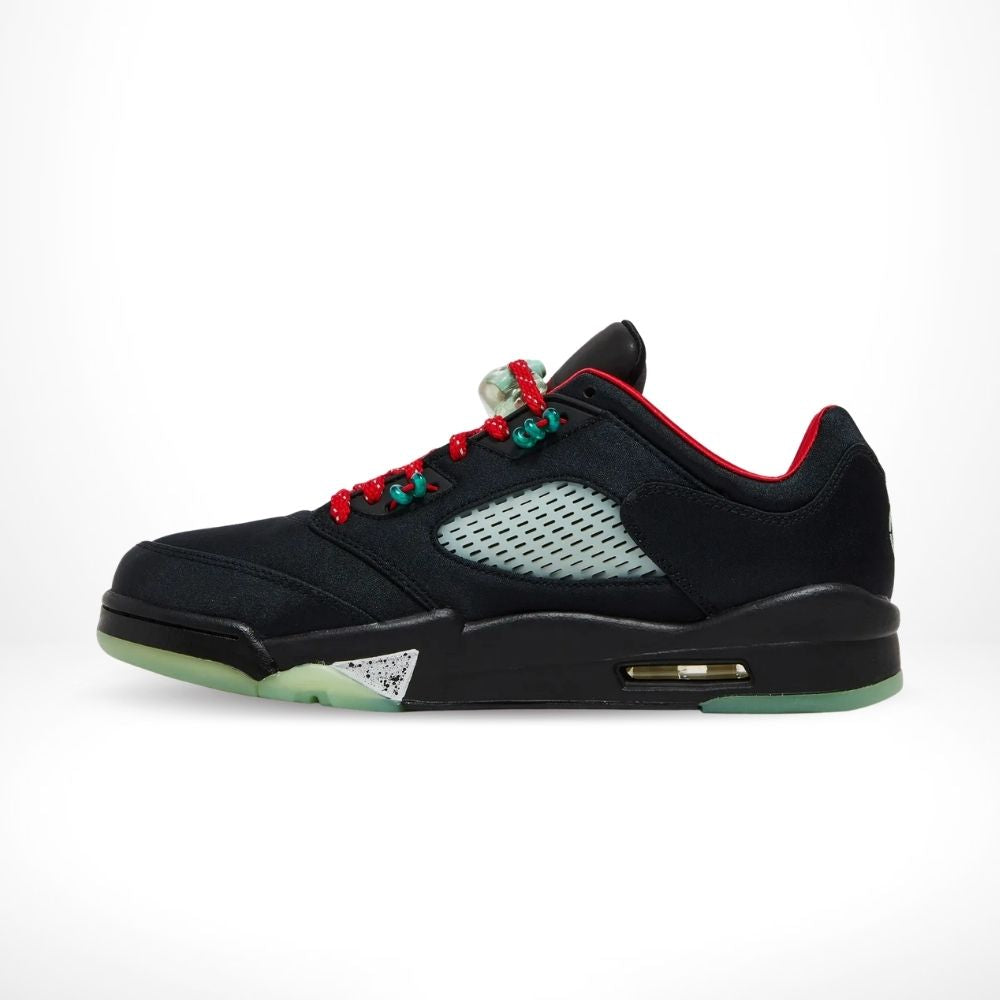 Air Jordan 5 Retro Low x CLOT in Jade Black - product image from the listing.