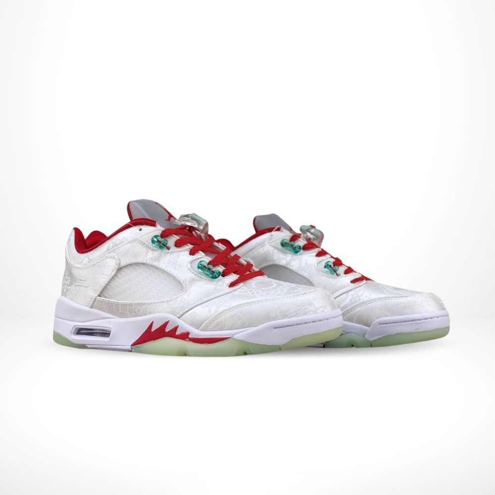 x CLOT White Silk 20th Anniversary - Air Jordan 5 Retro Low - product image from the listing.