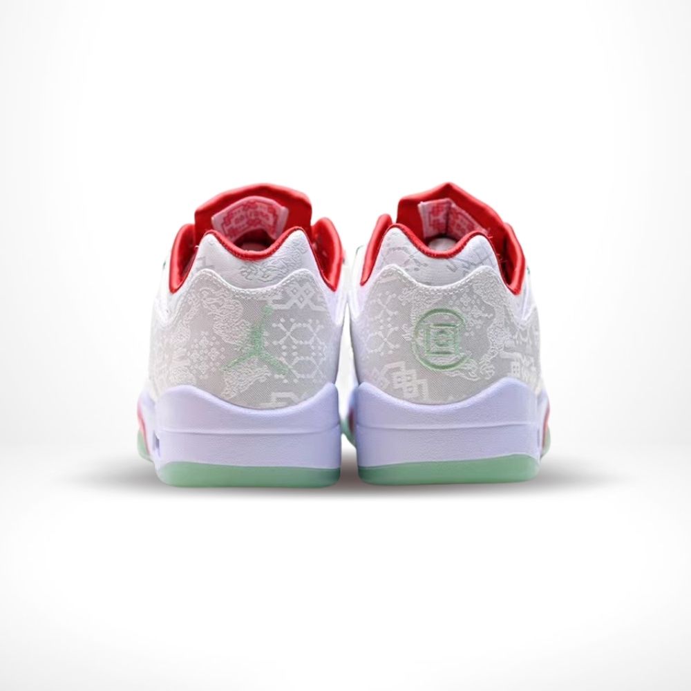 x CLOT White Silk 20th Anniversary - Air Jordan 5 Retro Low - product image from the listing.