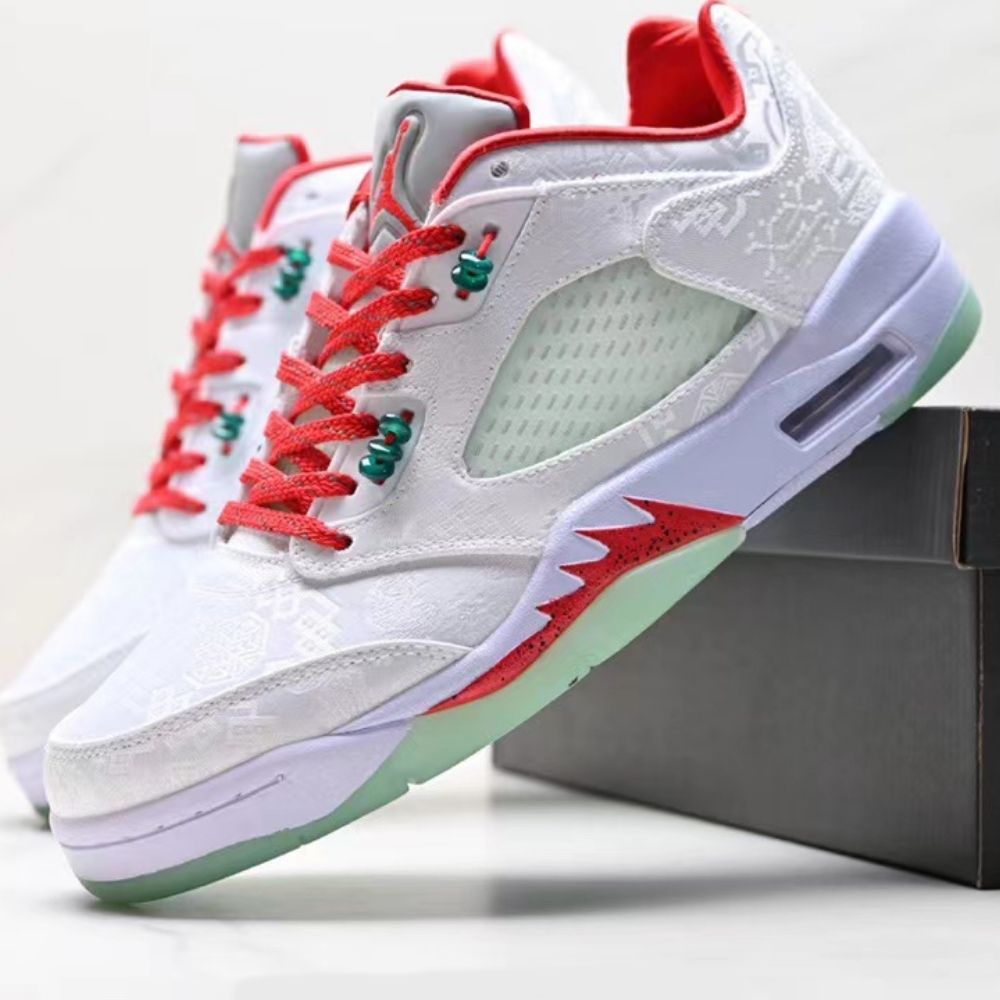 x CLOT White Silk 20th Anniversary - Air Jordan 5 Retro Low - product image from the listing.