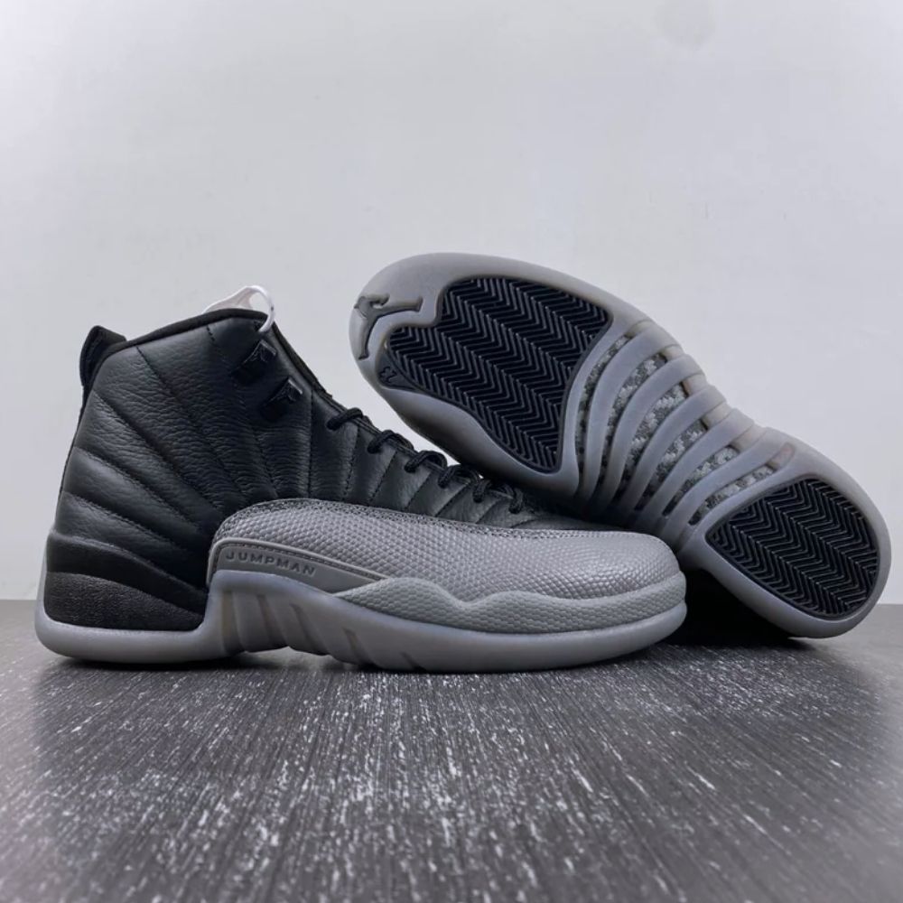 Air Jordan 12 in Black Wolf Grey - product image from the listing.
