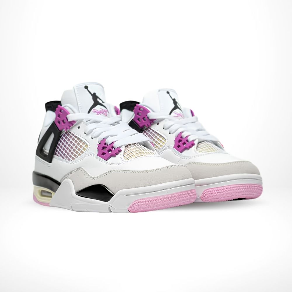Comic White Pink Custom - Air Jordan 4 - product image from the listing.