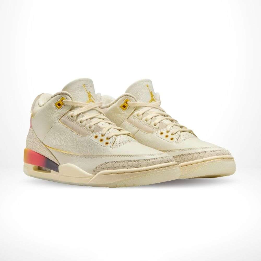 x J Balvin Sunset - Air Jordan 3 - product image from the listing.