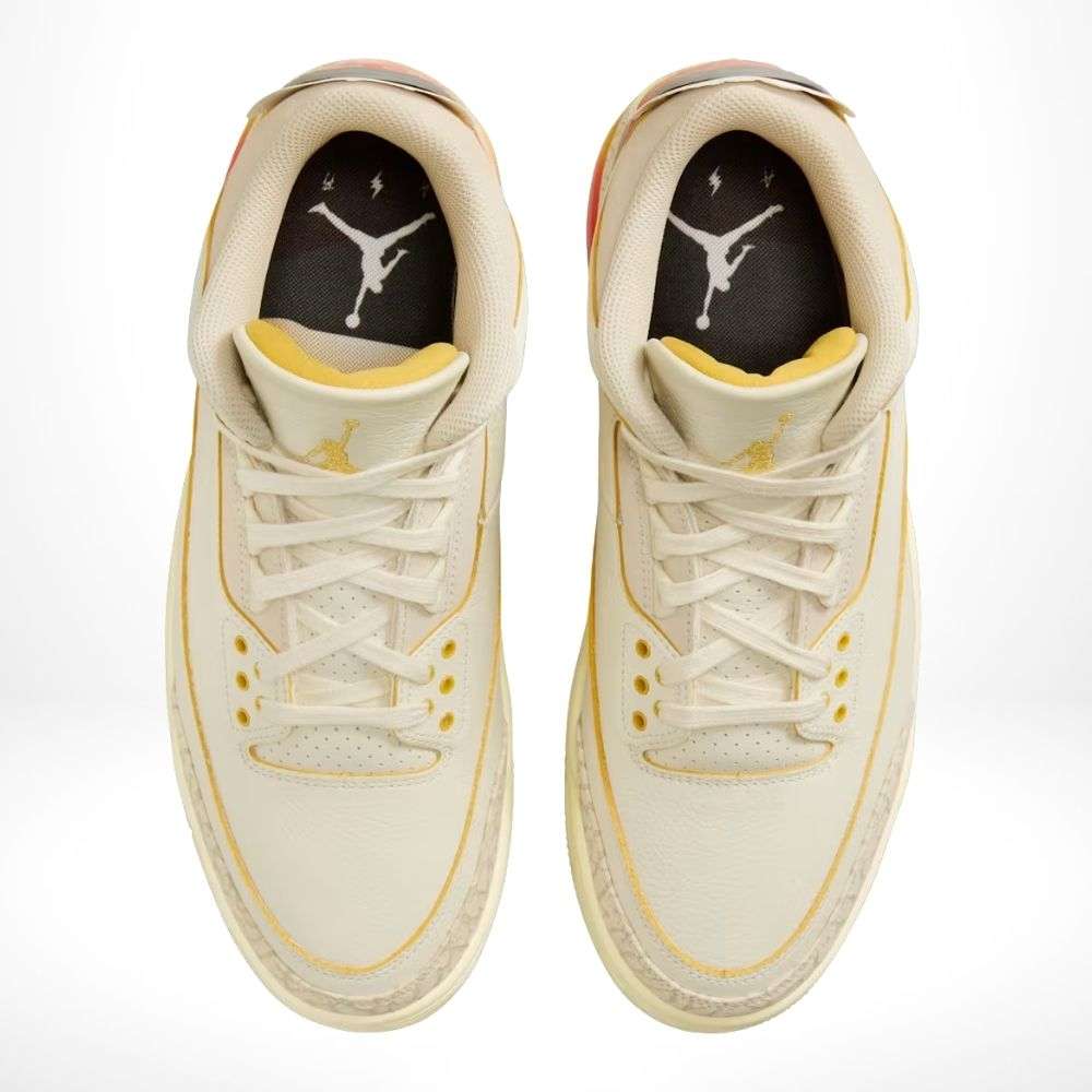 x J Balvin Sunset - Air Jordan 3 - product image from the listing.