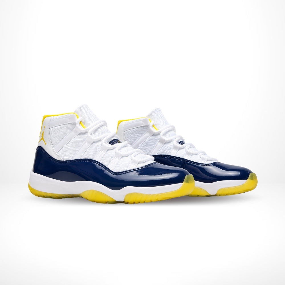 Air Jordan 11 Michigan in White - product image from the listing.