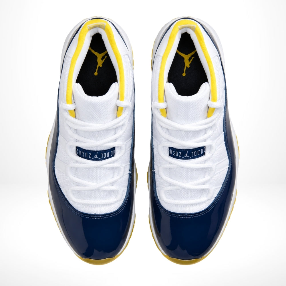 Air Jordan 11 Michigan in White - product image from the listing.