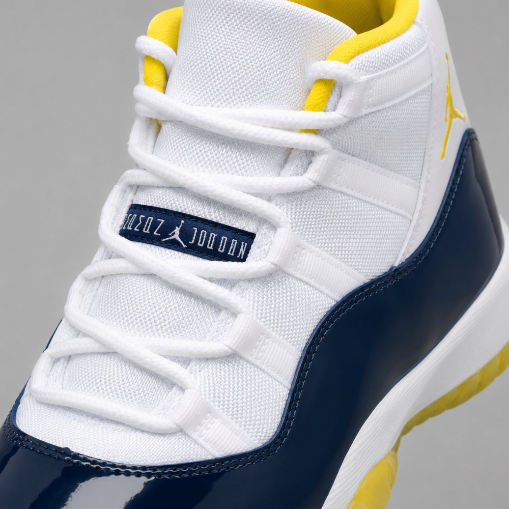 Air Jordan 11 Michigan in White - product image from the listing.