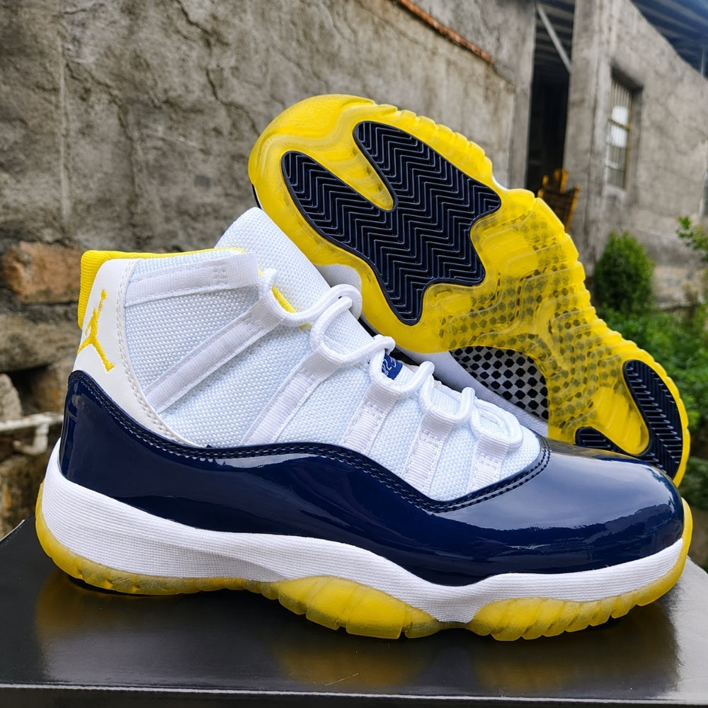 Air Jordan 11 Michigan in White - product image from the listing.