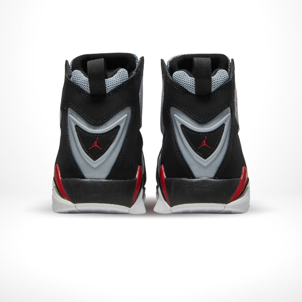 Air Jordan True Flight in Black Red Grey - product image from the listing.