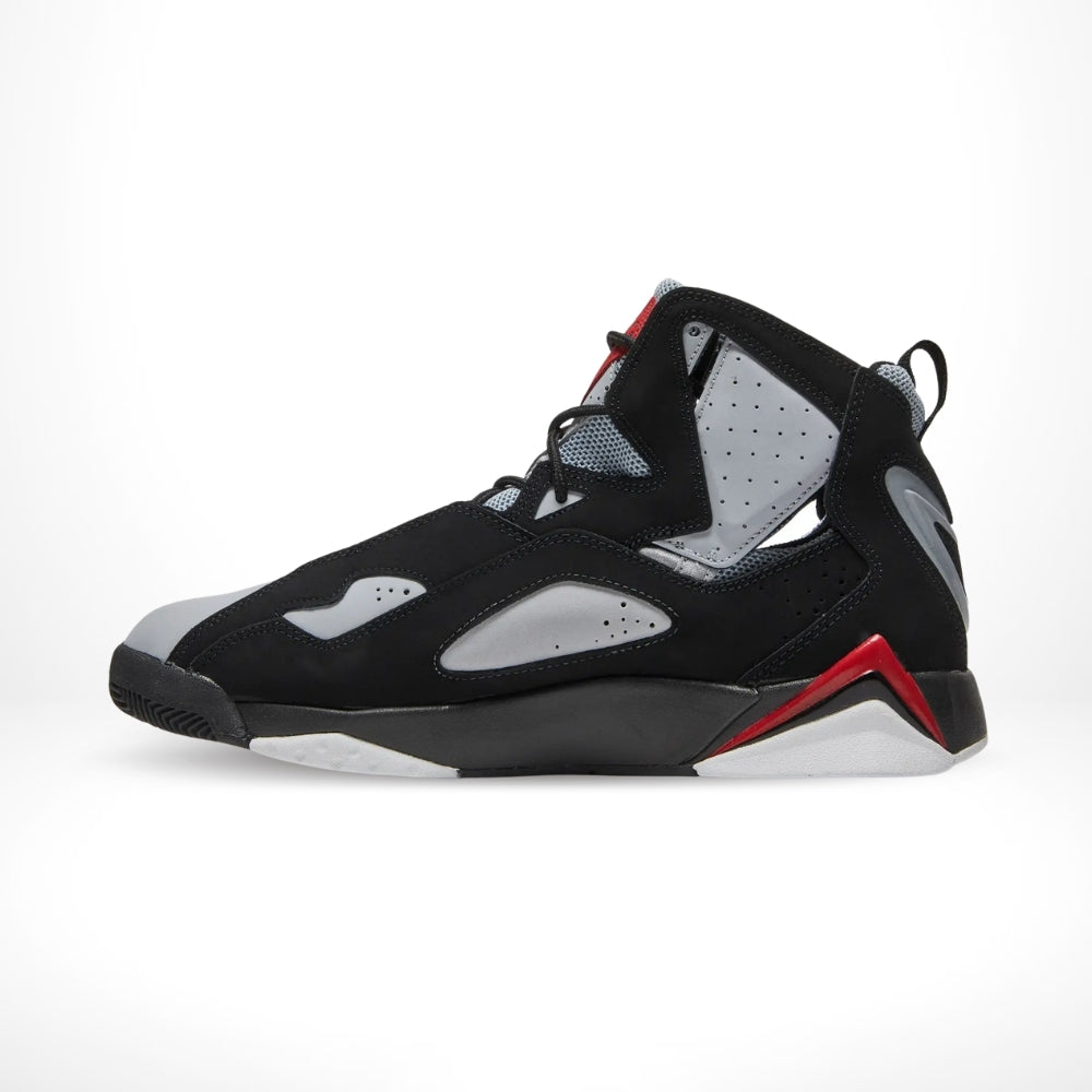Air Jordan True Flight in Black Red Grey - product image from the listing.