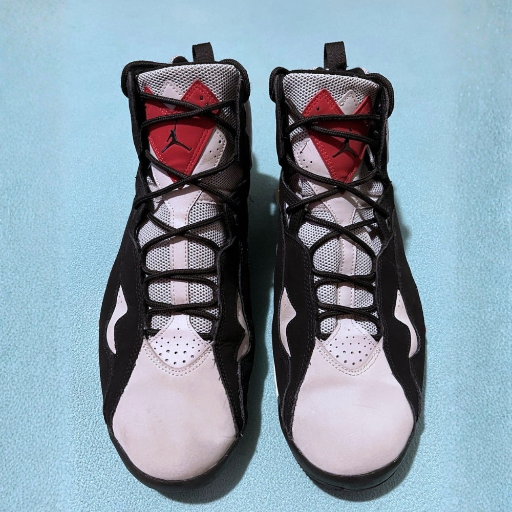 Air Jordan True Flight in Black Red Grey - product image from the listing.