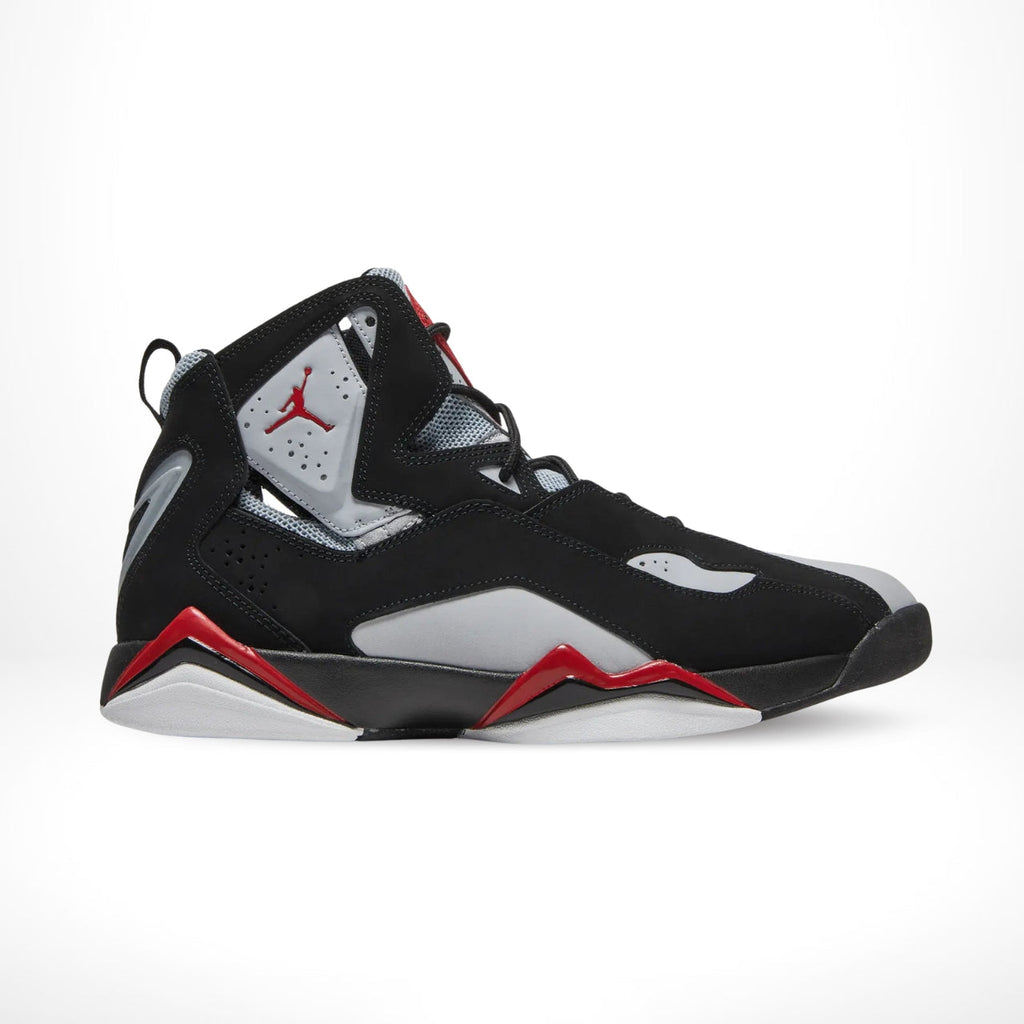 Air Jordan True Flight in Black Red Grey - product image from the listing.