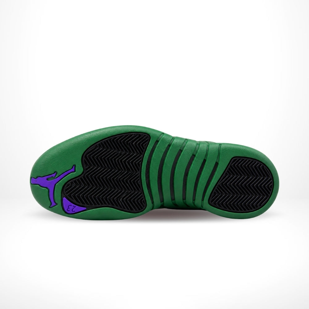 Air Jordan 12 Bucks in White Green - product image from the listing.