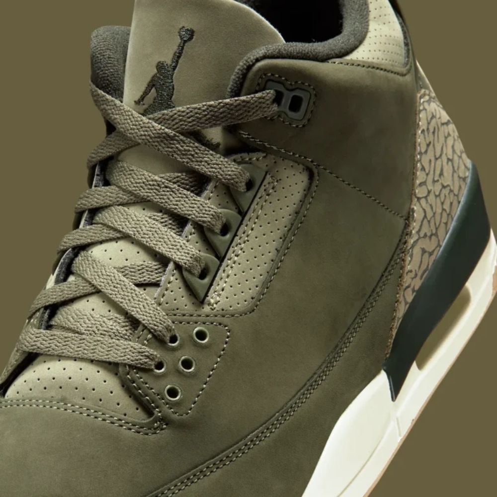 Air Jordan 3 Retro Family Affair Medium in Olive - product image from the listing.