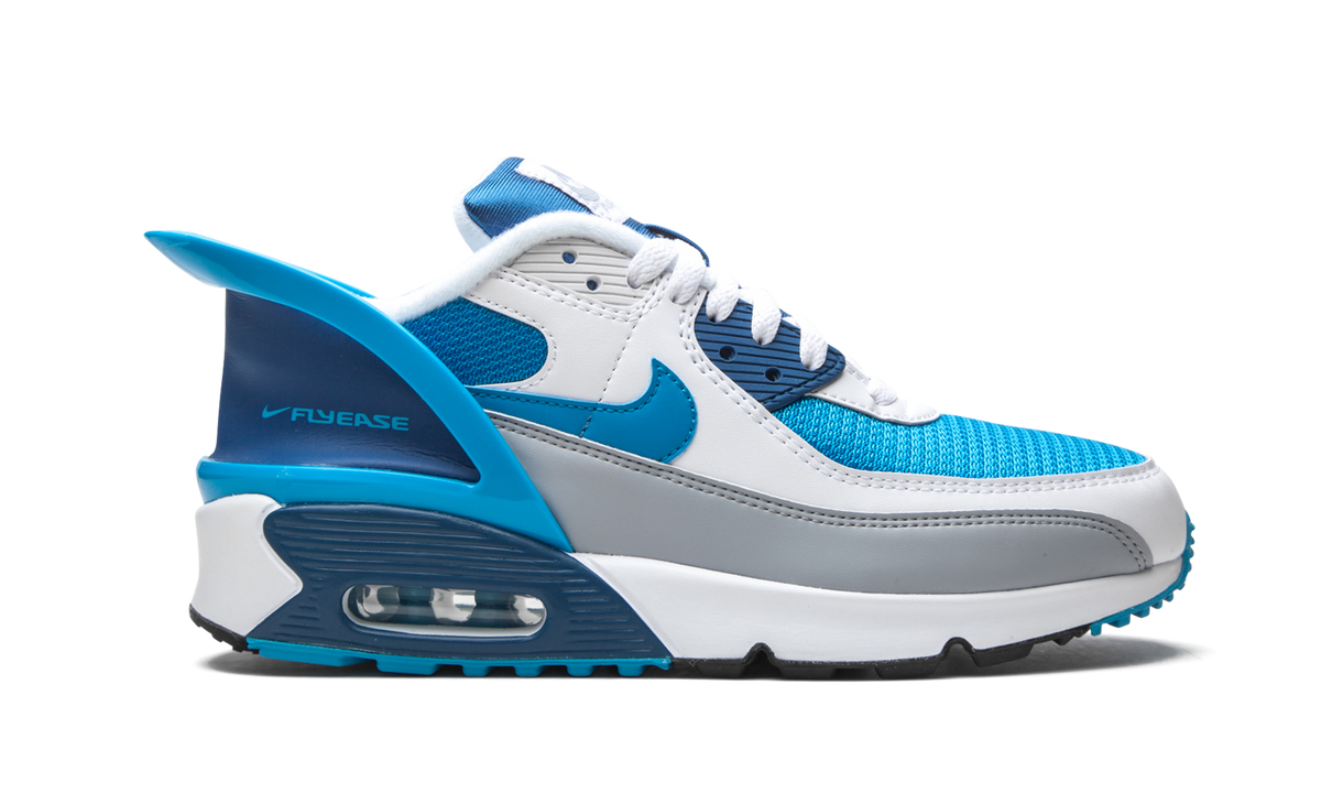 "Laser Blue" Air Max 90 FlyEase GS CV0526 103 - product image from the listing.