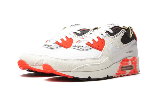 "Archetype - Bright Crimson" Air Max 90 DC7856 100 - product image from the listing.