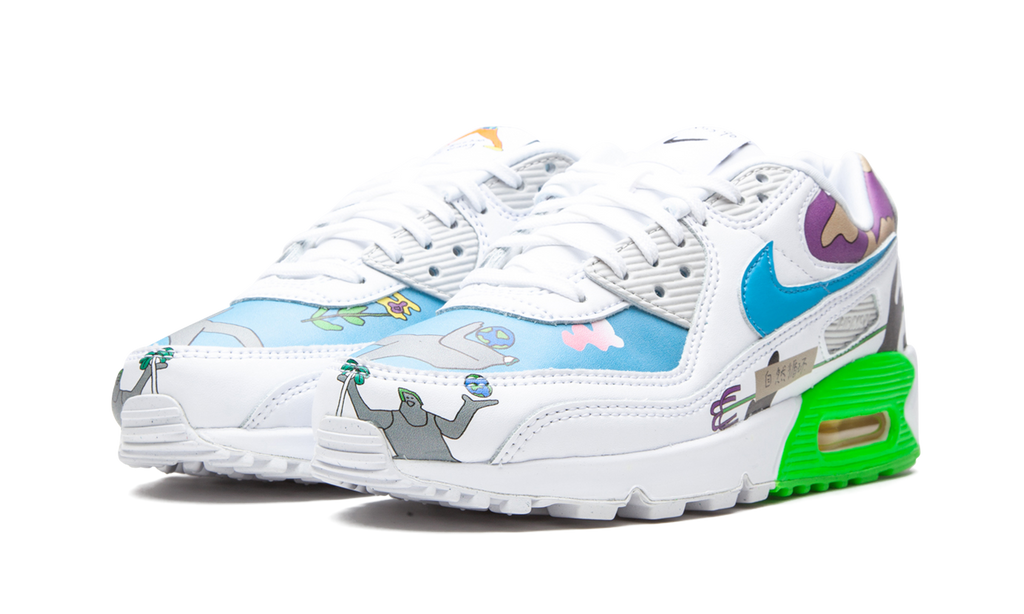 "Ruohan Wang" Flyleather Air Max 90 QS CZ3992 900 - product image from the listing.