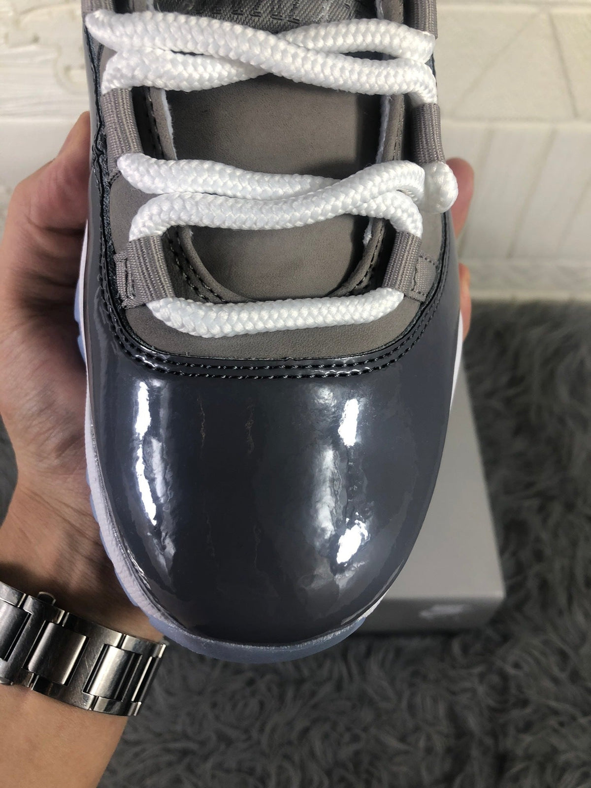 Air Jordan 11 High Cool Grey CT8012-005 Sneakers - product image from the listing.