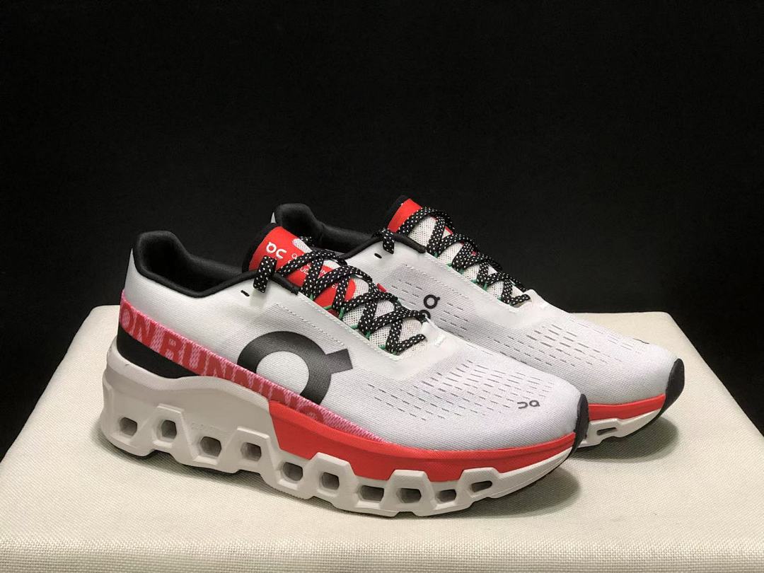 On Cloudmonster 2 PAF White Rose Sneakers for Running - product image from the listing.