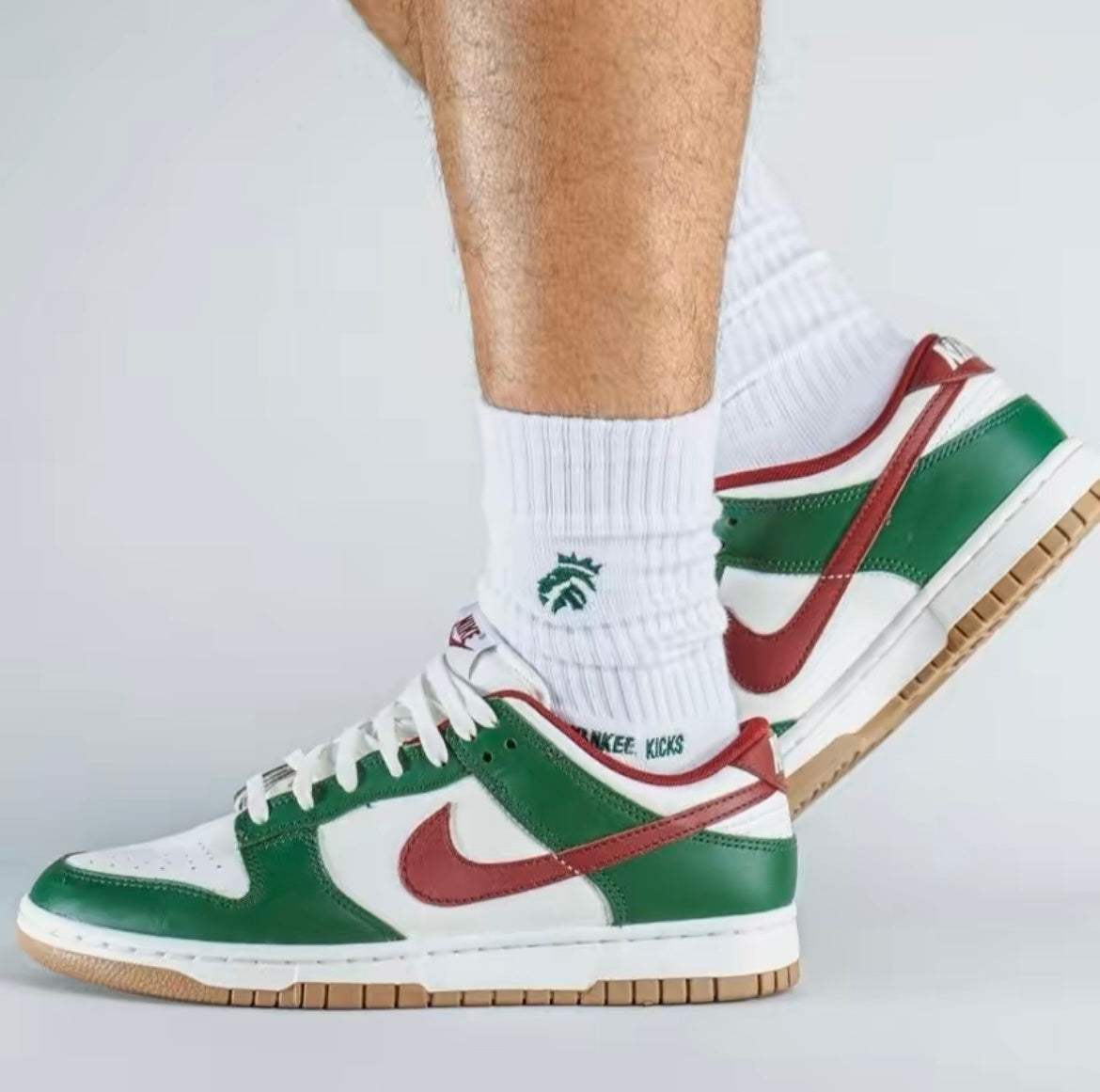 Nike Dunk Low Gorge Sneakers in Green FB7160-161 - product image from the listing.