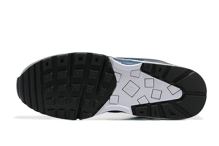 Nike Air Max Sneakers in Gray and Blue - product image from the listing.