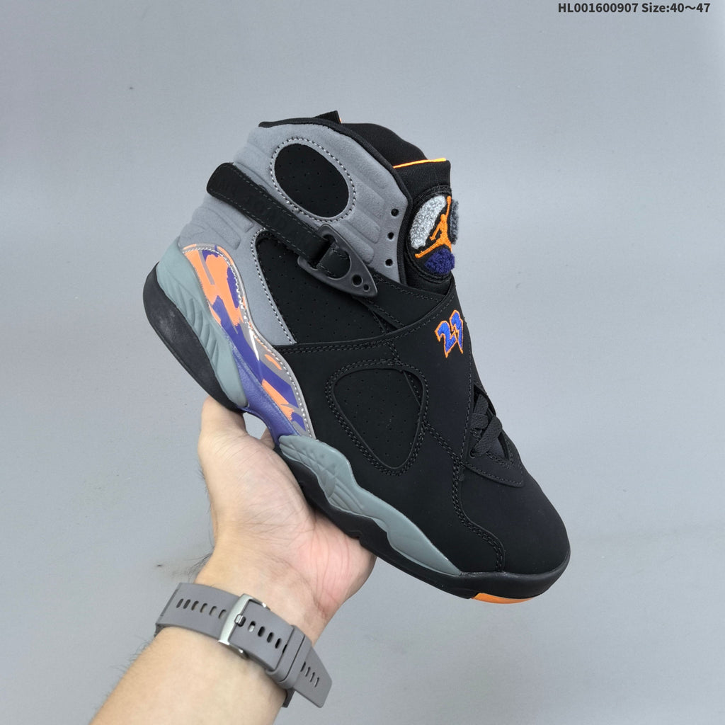 Air Jordan 8 Retro Phoenix Suns High-Top Sneakers - product image from the listing.